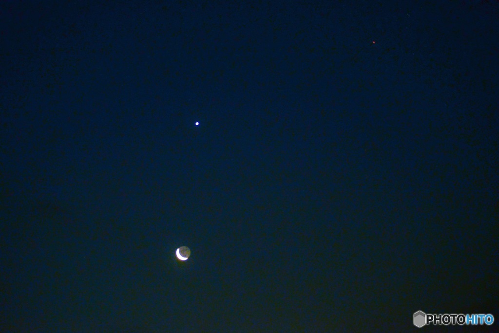 夜明け前の東の空