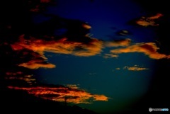 東の空
