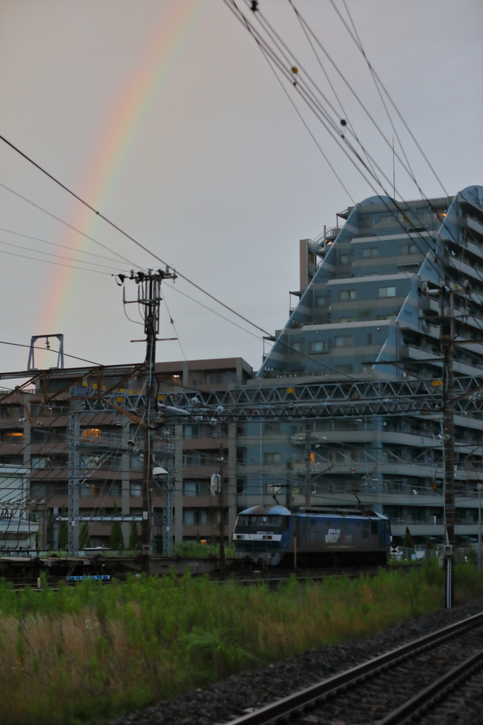 虹と桃太郎