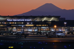 HNDからの夕景
