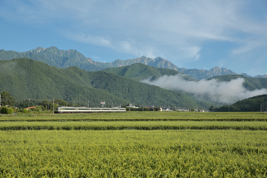 １８９系N102編成　ムーンライト信州返却