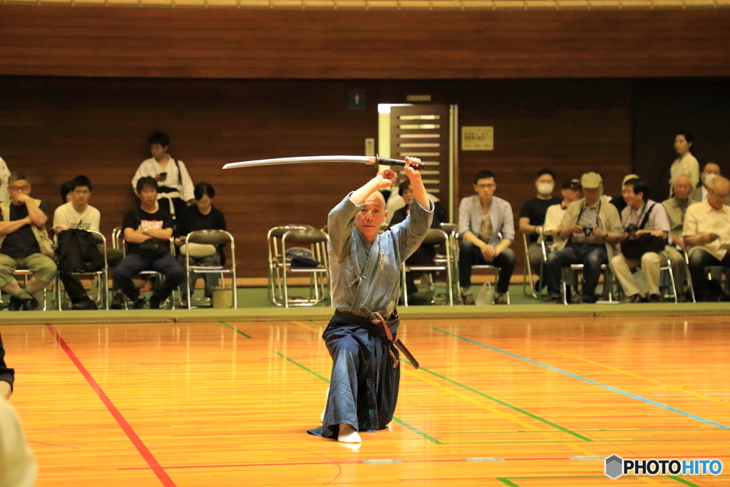 古武道大会　円心流居合据物剣法