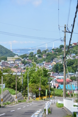 坂道からの眺め
