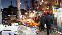 夜の金南市場