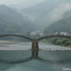 雨の錦帯橋