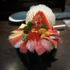 海鮮丼(^.^)