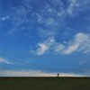 そら～　月　人　犬