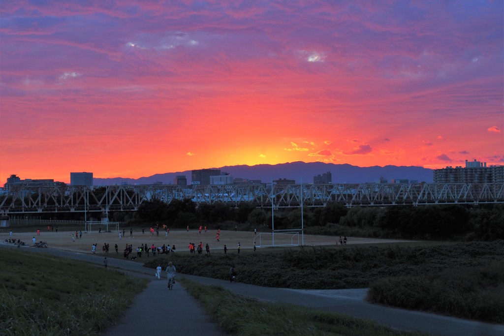 夕暮れグラデーション