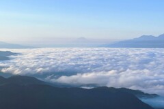 高ボッチ高原Ⅲ　白い雲海と冨士