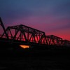 マジックアワー　鉄橋