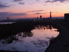 元旦　夜明け前