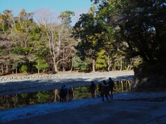 伊勢神宮　五十鈴川