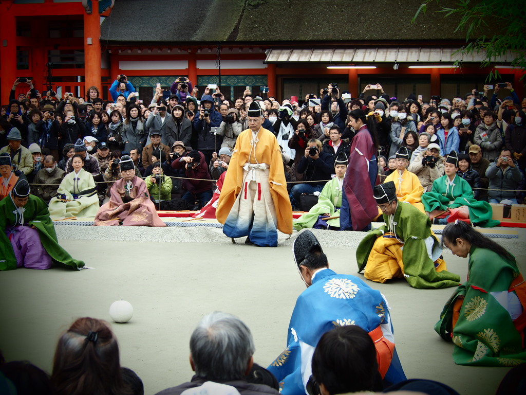 下鴨神社蹴鞠始め