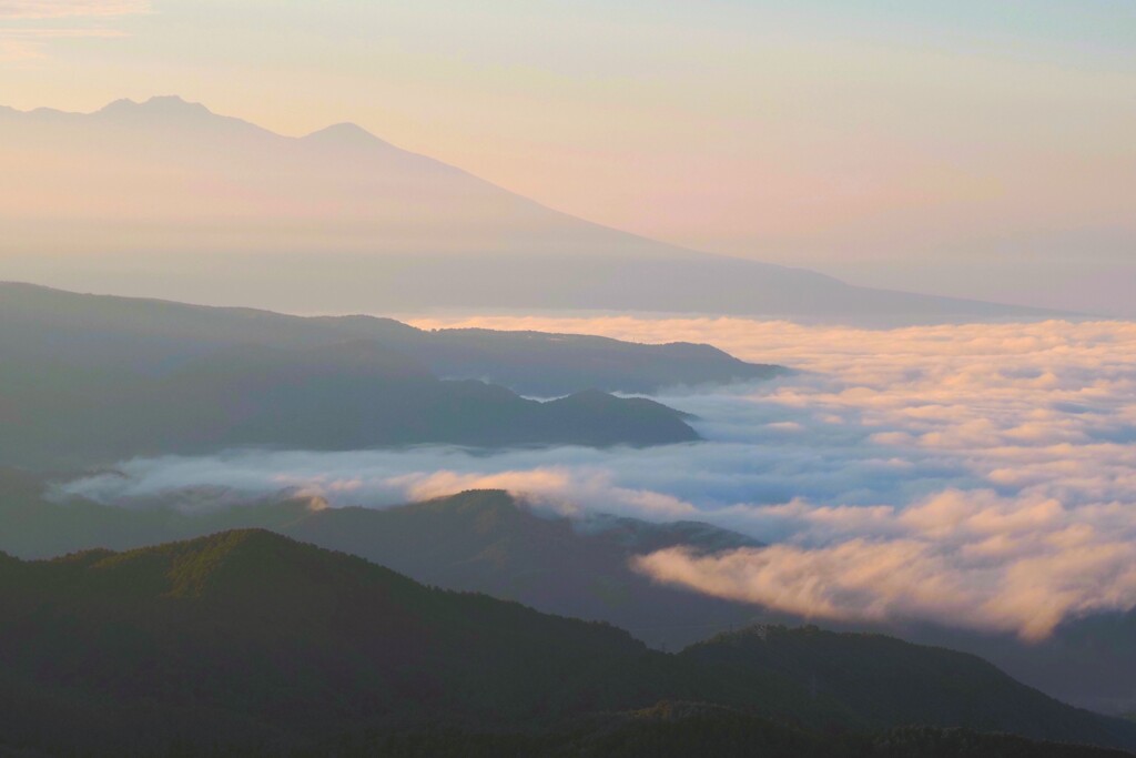 高ボッチ高原Ⅱ　朝日と雲海