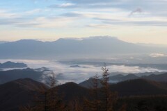 雲海「波打つ雲海」