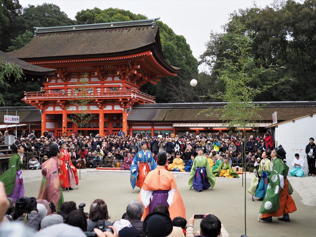 下鴨神社蹴鞠始め
