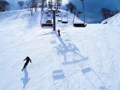 雪のキャンバス　光と影Ⅱ