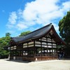 青空と拝殿～