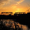 鉄道『影』Ⅲ 夕日