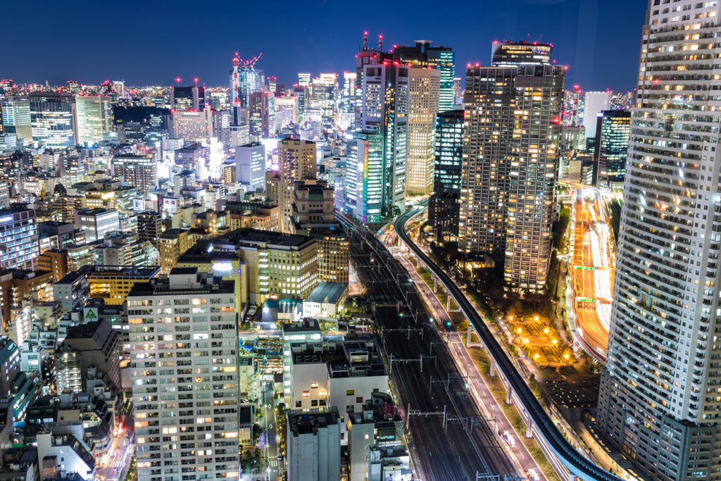 銀座を眺める