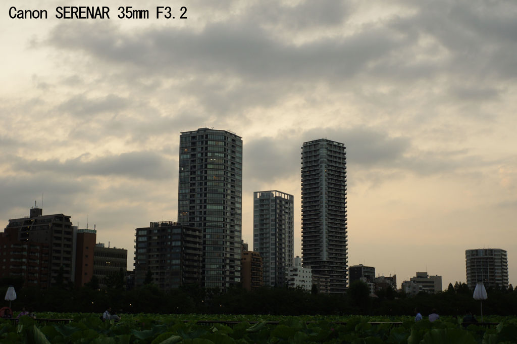 レンズ名：Canon SERENAR 35mm F3.2