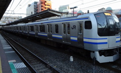 JR東日本横浜支社E217系(師走の津田沼駅にて)