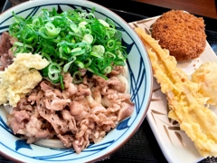 牛すきうどん