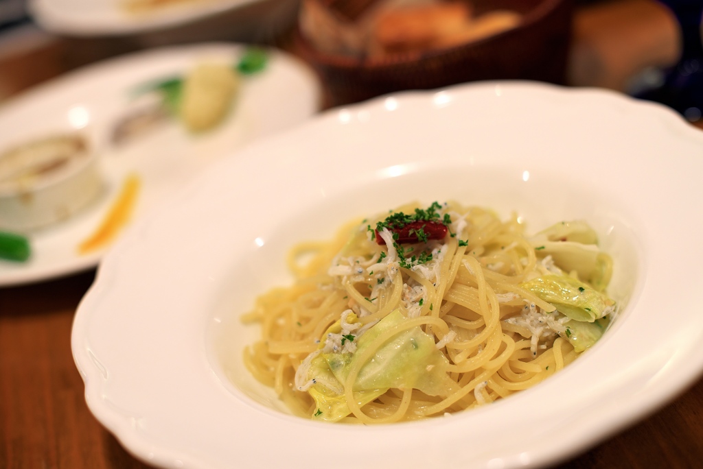 春キャベツパスタ