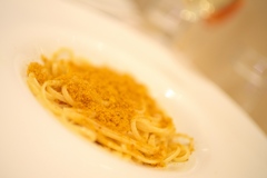 からすみと柚子のパスタ