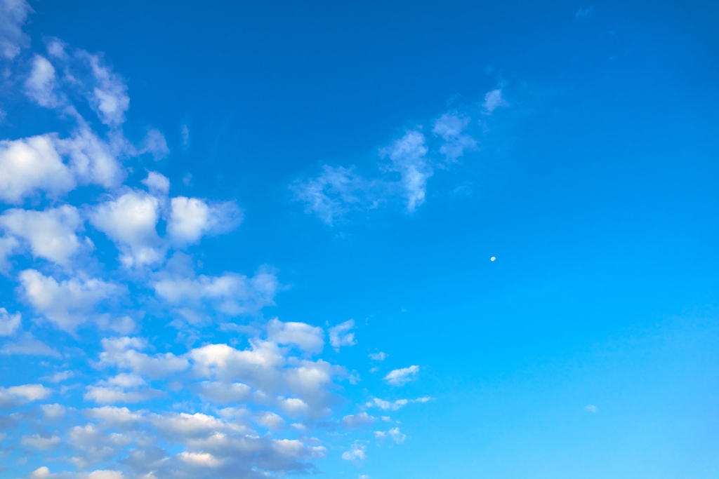 朝の空