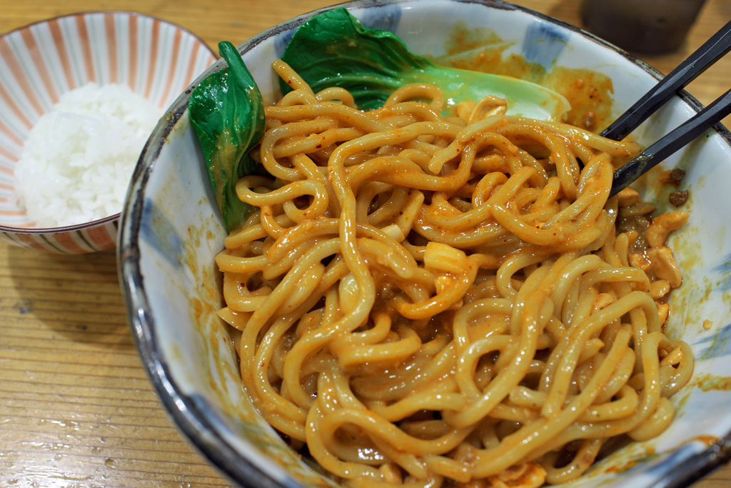 坦々混そば＆ごはん