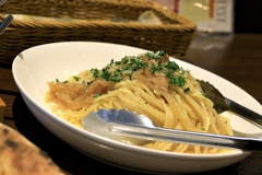 玉ねぎのパスタ