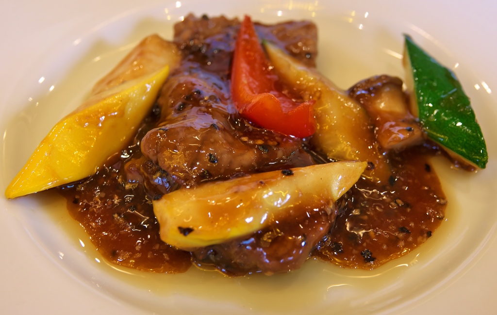 黒胡椒の肉炒め