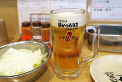 串カツだるま ビール