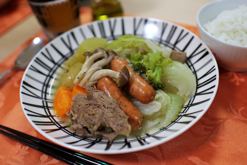 ポトフ 盛付け後