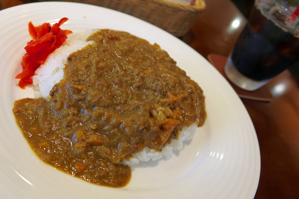喫茶店のキーマカレー