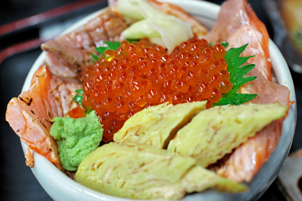 鮭といくらの親子丼