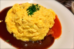 ２色オムライス