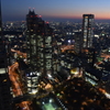 新宿パークタワーと東京オペラシティ