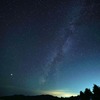 金星と天の川