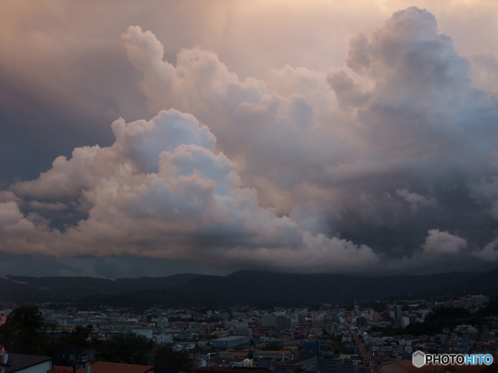 小樽 夕雲