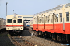 関東鉄道 水海道車両基地 キハ350形