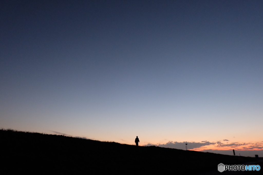 大晦日の夕暮れ