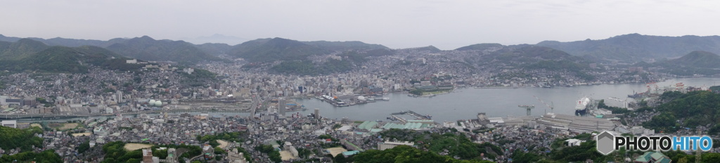 稲佐山展望台パノラマ