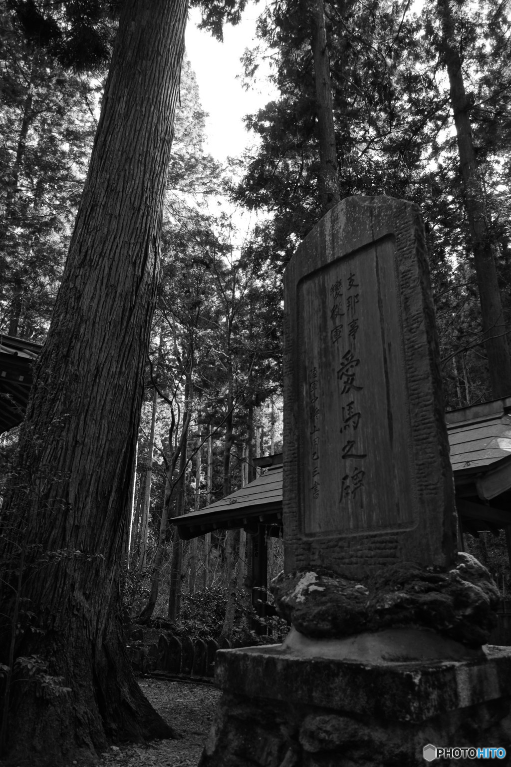 御岩神社 愛馬之碑