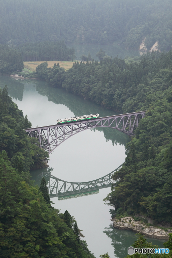 只見線・水鏡