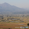 磐梯山と只見線