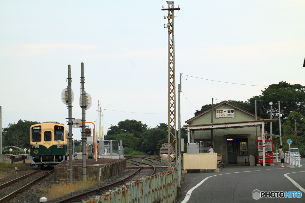 キハ3710形 阿字ヶ浦駅