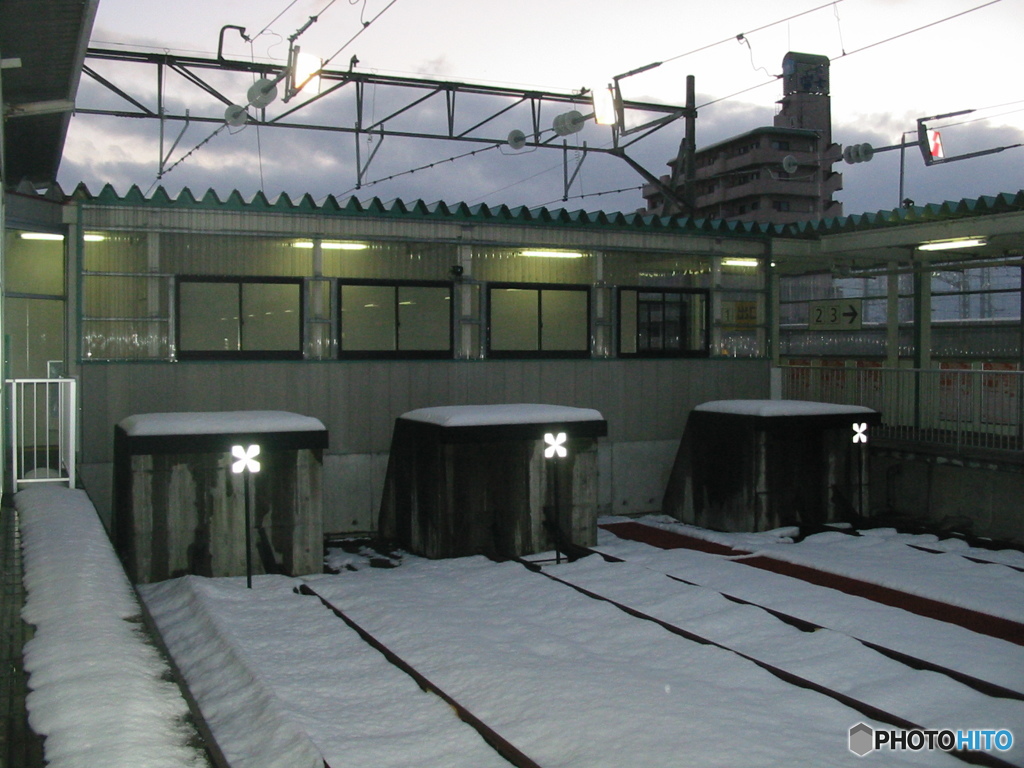 会津若松駅 頭端式ホーム