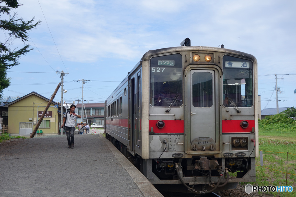 増毛駅 キハ54形